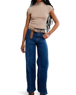 Women Free People We The Free Lola Striped Tee