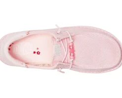 Shoes|Hey Dude Kids Wendy Funk Shoelry (Little Kid/Big Kid) Light Pink