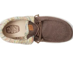 Hey Dude Boots|Boots<Wendy Wooly Twill Fold Boot Brown