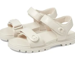 COACH Sandals|Sandals<Women's Brynn Leather Sandal |Chalk