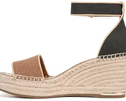 Women Franco Sarto Women's Clemens Raffia Espadrille Wedge Heel Sandals