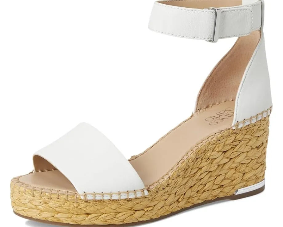 Women Franco Sarto Women's Clemens Raffia Espadrille Wedge Heel Sandals