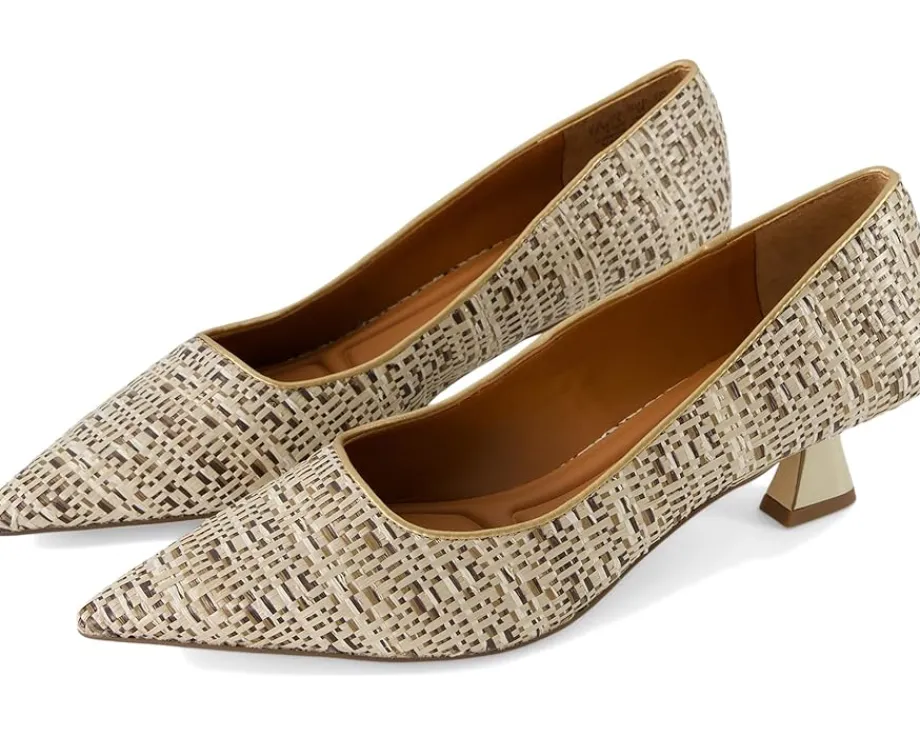 Women Franco Sarto Women's Diva Pointed Toe Kitten Heel Pump