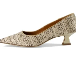 Women Franco Sarto Women's Diva Pointed Toe Kitten Heel Pump