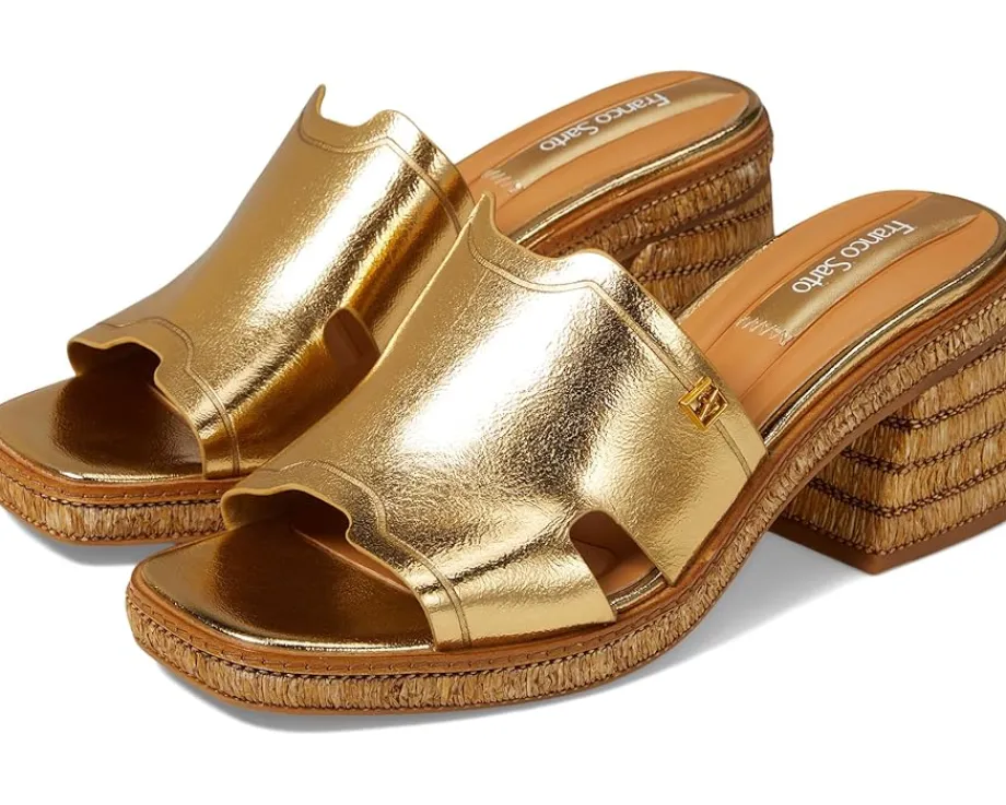 Women Franco Sarto Women's Florence Fashion Slide Heeled Sandals