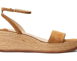 Women Lauren Ralph Lauren Women's Leona Suede Espadrille