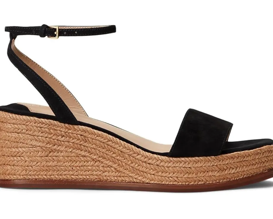 Women Lauren Ralph Lauren Women's Leona Suede Espadrille