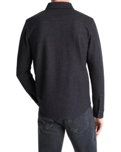 Vince Wool Plaid Long Sleeve Shirt
