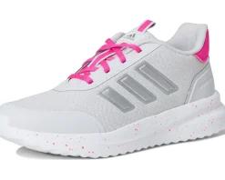 Shoes|Shoes|adidas Kids X_PLR Path Shoes (Little Kid/Big Kid) Dash Grey/Silver Metallic/Shock Pink