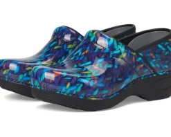 Clogs & Mules|Dansko XP 2.0 Blue Knit Patent
