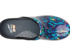 Clogs & Mules|Dansko XP 2.0 Blue Knit Patent