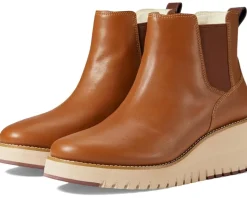 Boots|Boots|Cole Haan Zerogrand City Wedge Boot Waterproof Waterproof British Tan