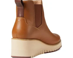 Boots|Boots|Cole Haan Zerogrand City Wedge Boot Waterproof Waterproof British Tan