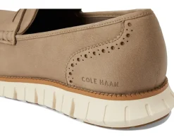 Cole Haan Loafers|Loafers<Zerogrand Remastered Penny Loafer Dark Latte Nubuck/Natural Tan/Ivory