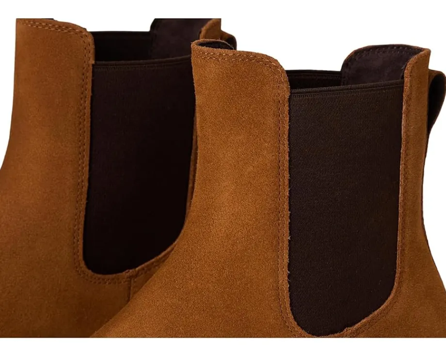 Boots|Boots|Cole Haan Zerogrand Rexanna Chelsea Waterproof Boots Tobacco Suede/Ivory Waterproof