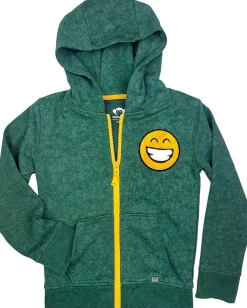 Appaman Kids Zip-Up Strivers Hoodie (Toddler/Little Kid/Big Kid) Dark Green Discount